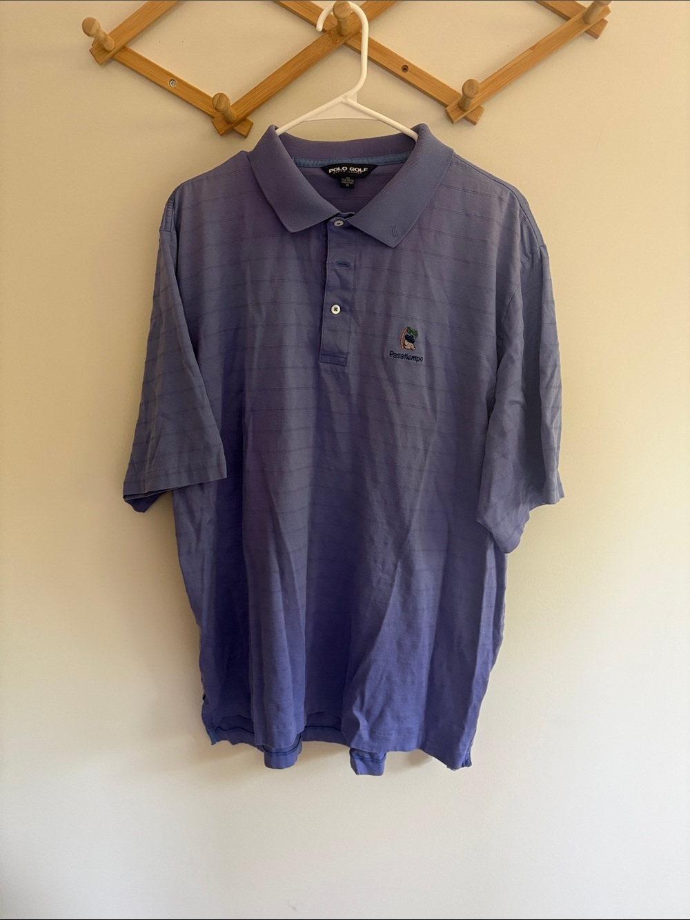 Ralph Lauren Golf Polo Pasatiempo Golf Shirt Pima Cotton Size XL Short Sleeve
